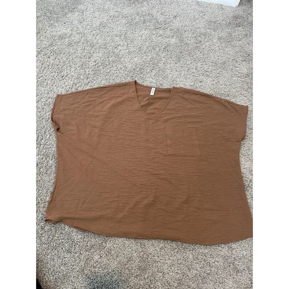 Women’s brown Zenana top AL
